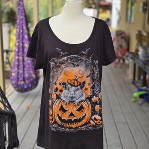 Halloween Black Short Sleeve Tee